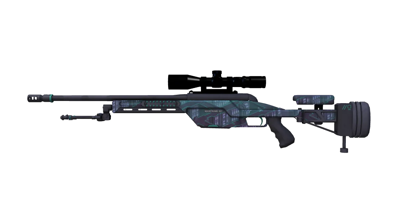SSG 08 | Mainframe 001 (Factory New) — Dust II light, front
