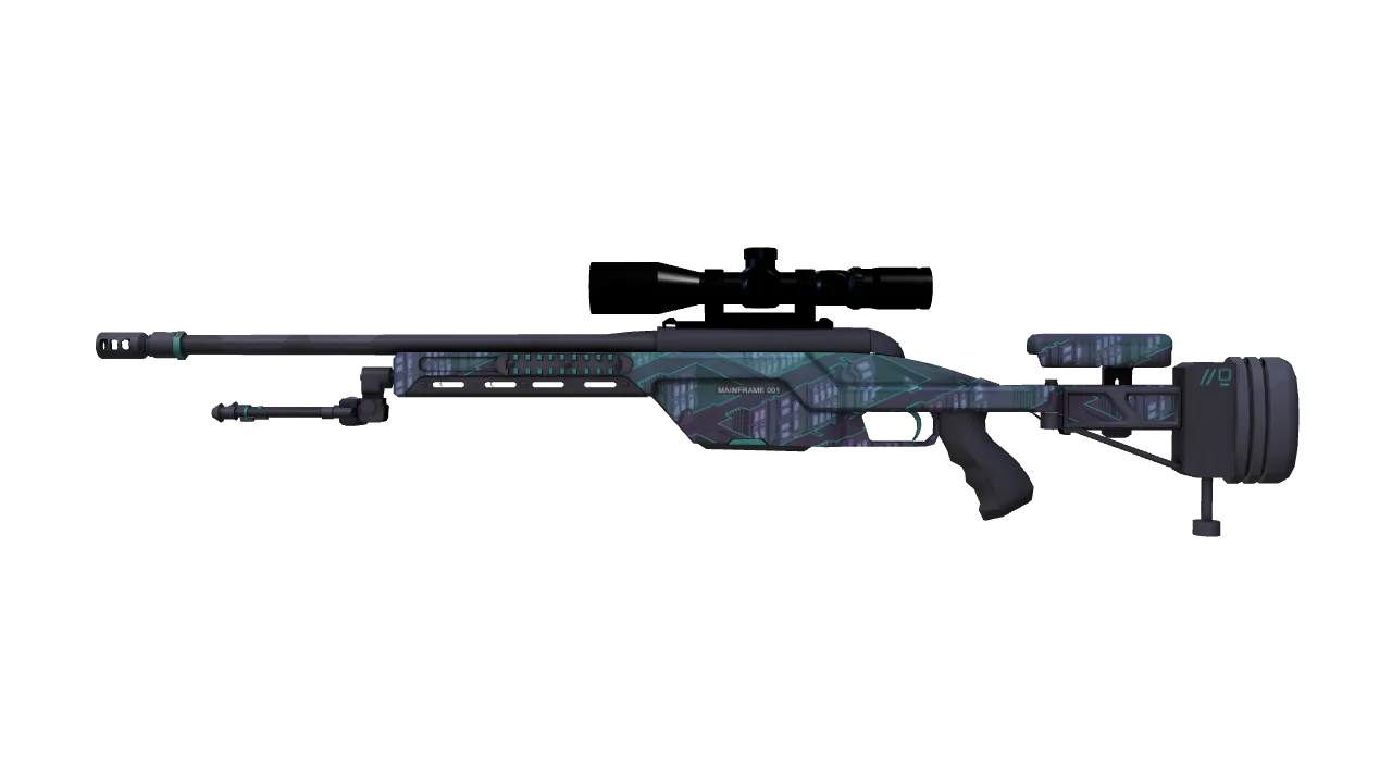 SSG 08 | Mainframe 001 (Minimal Wear) — Dust II light, front