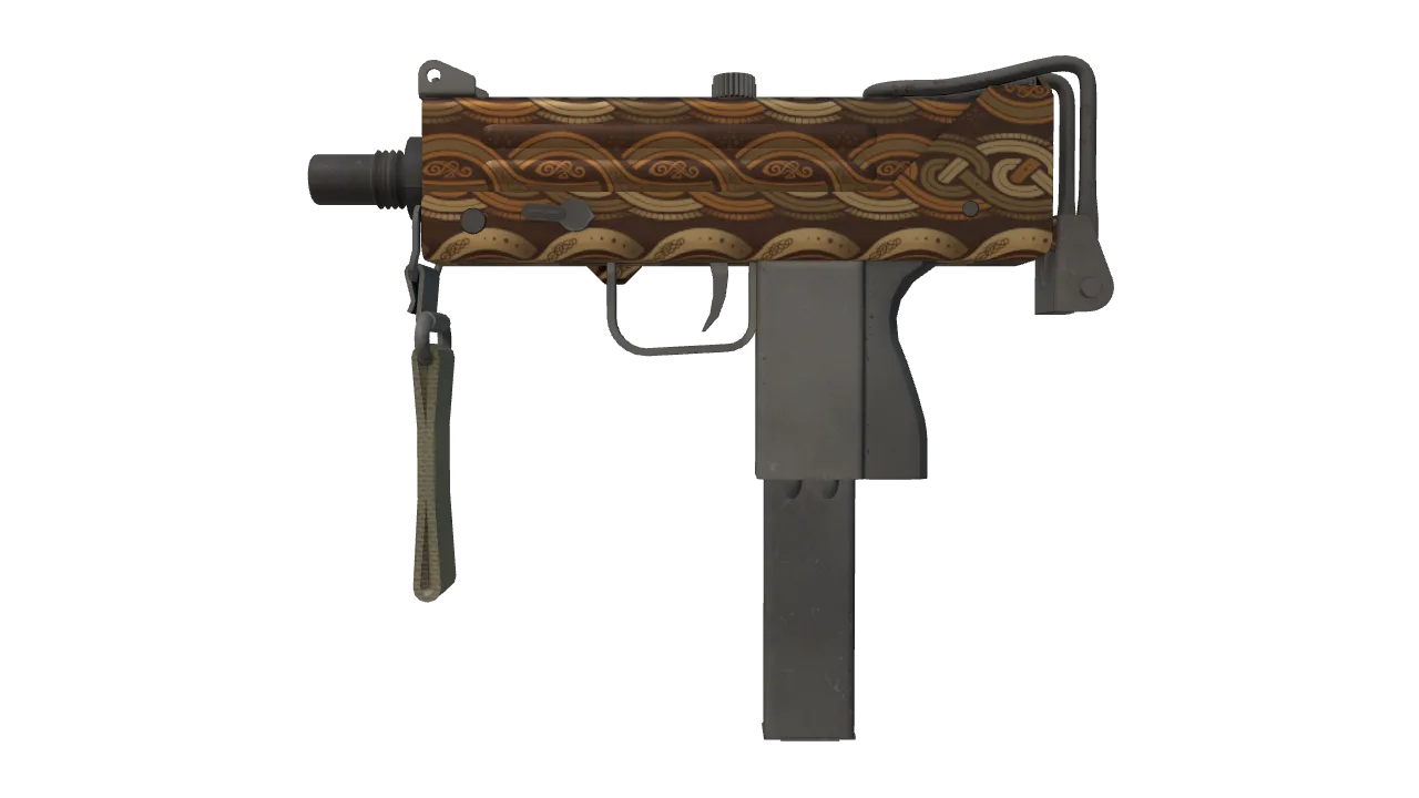 MAC-10 | Copper Borre (Factory New) — Dust II light, front