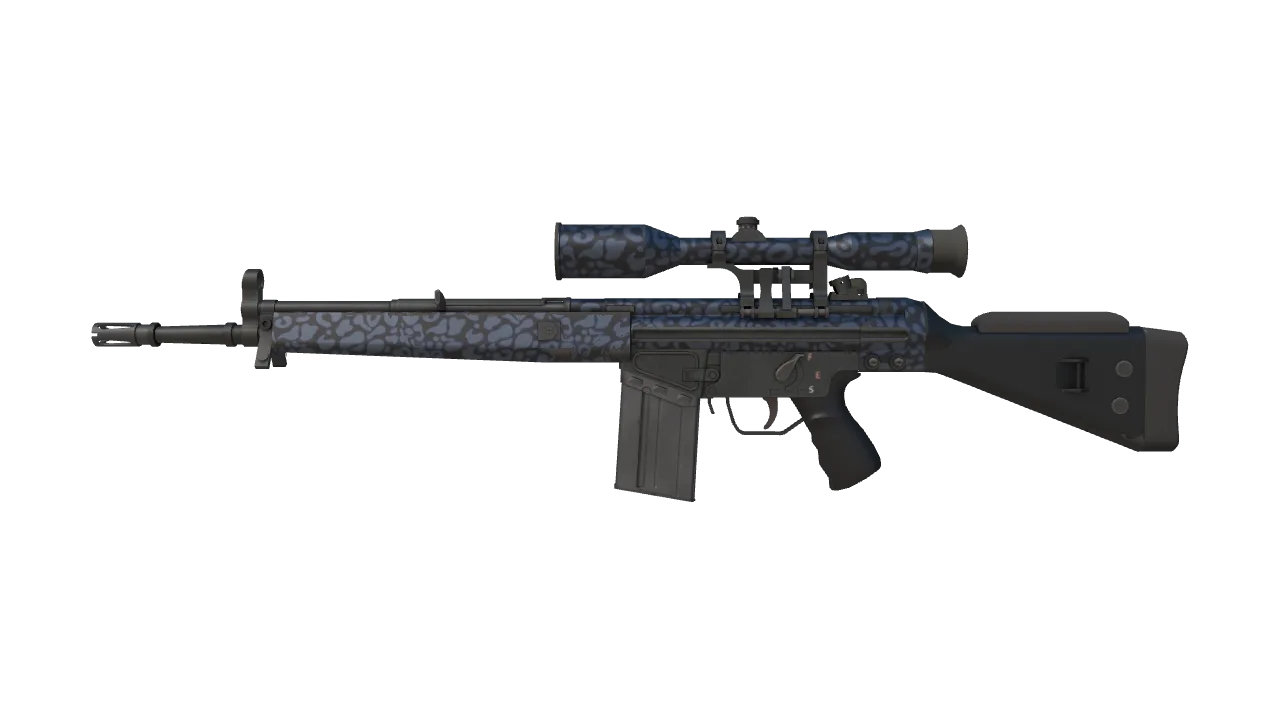 G3SG1 | Murky (Minimal Wear) — Dust II light, front