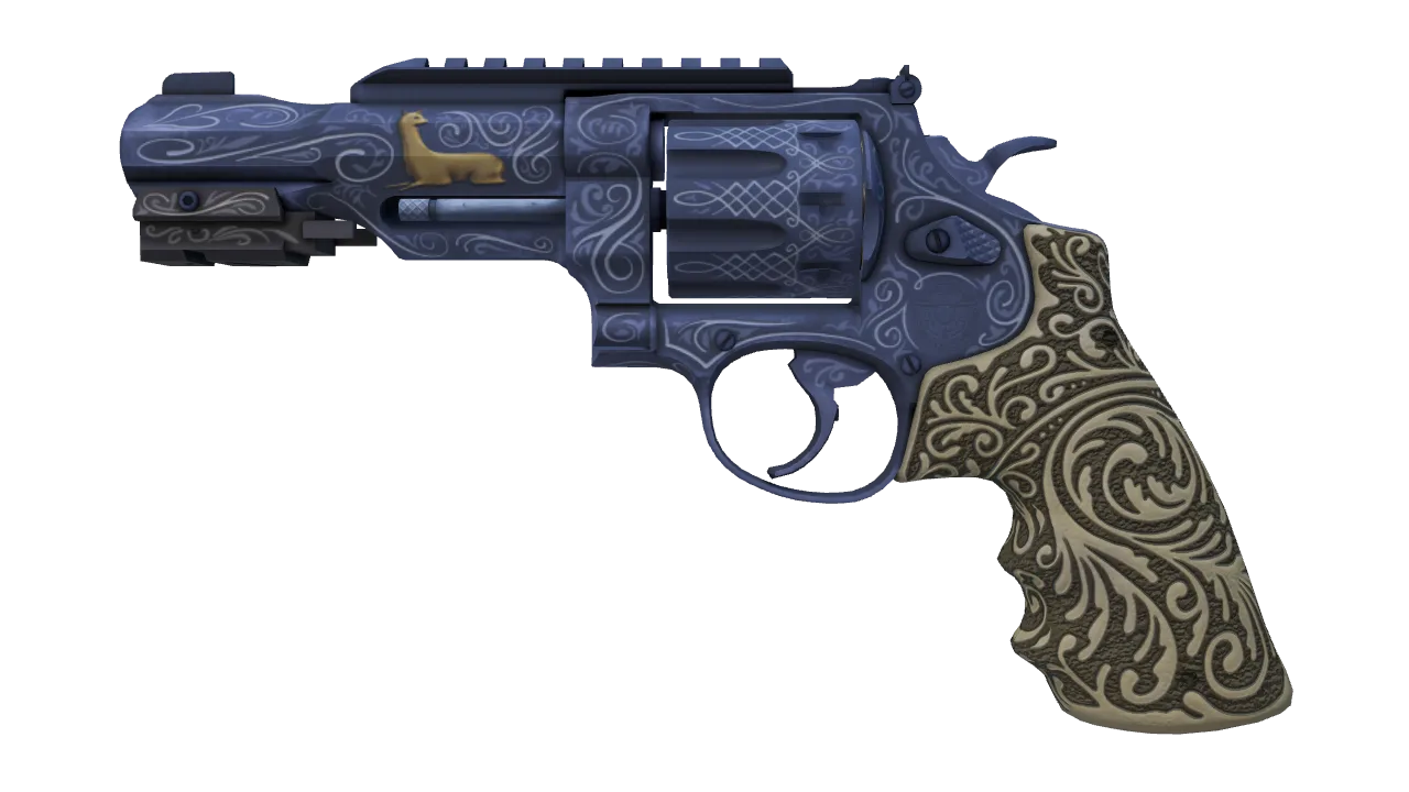 R8 Revolver | Llama Cannon (Factory New) — Dust II light, front