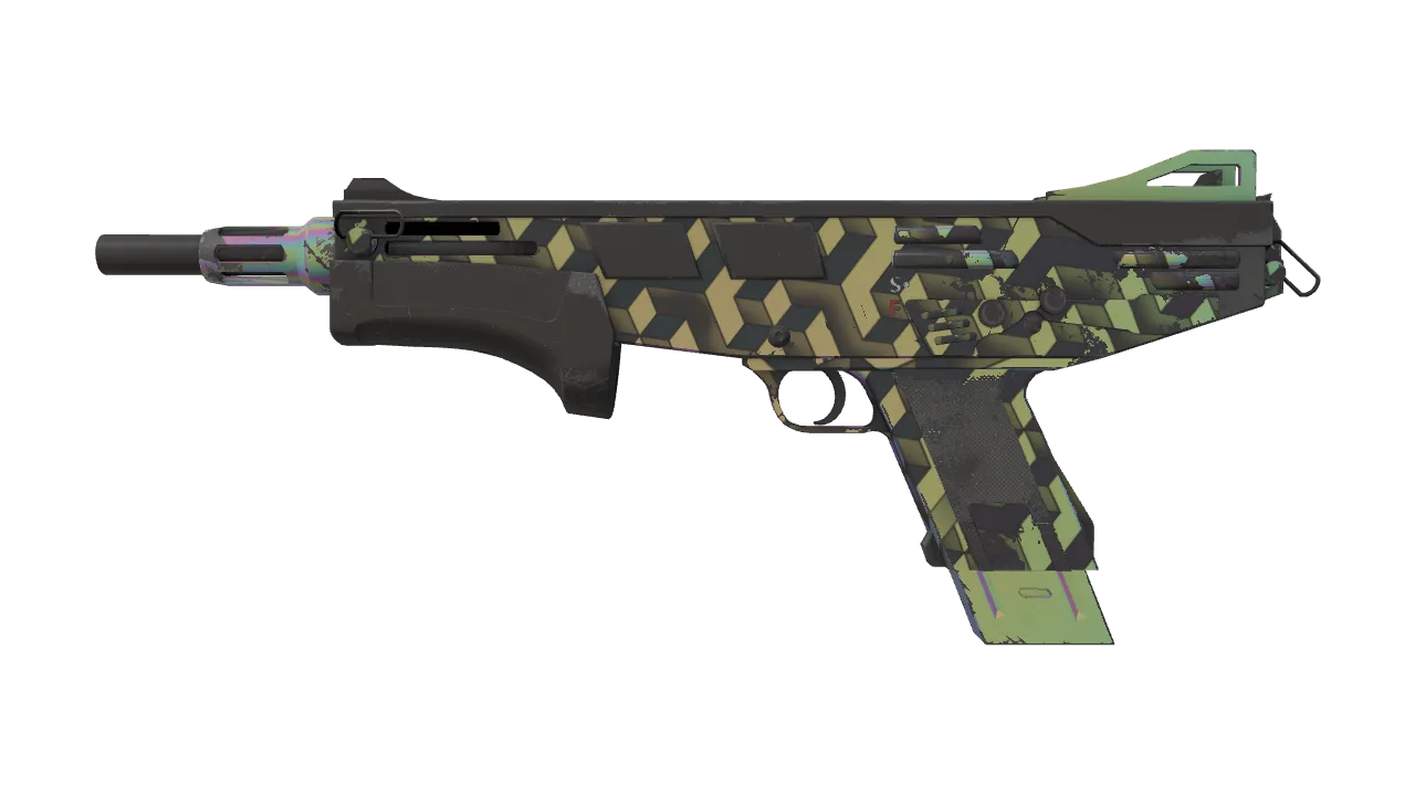 MAG-7 | Prism Terrace (Minimal Wear) — Dust II light, front