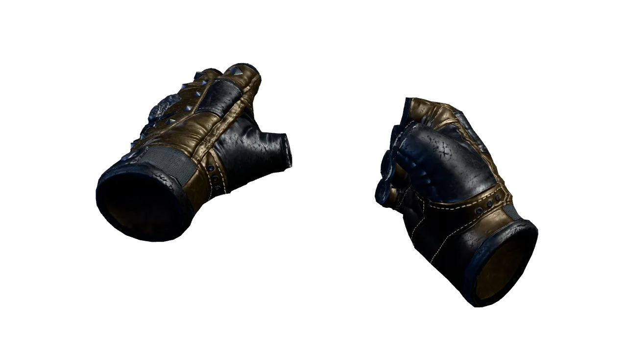 ★ Bloodhound Gloves | Bronzed (Factory New) — Dust II light, front
