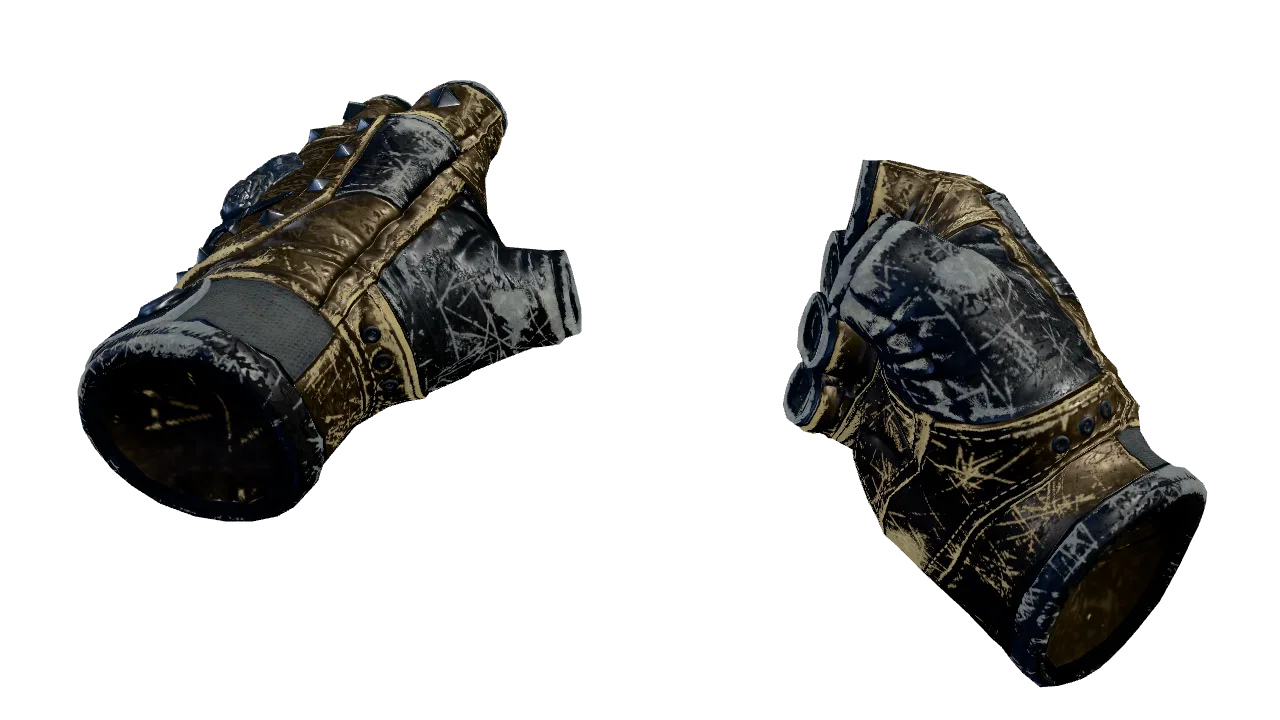 ★ Bloodhound Gloves | Bronzed (Well-Worn) — Dust II light, front