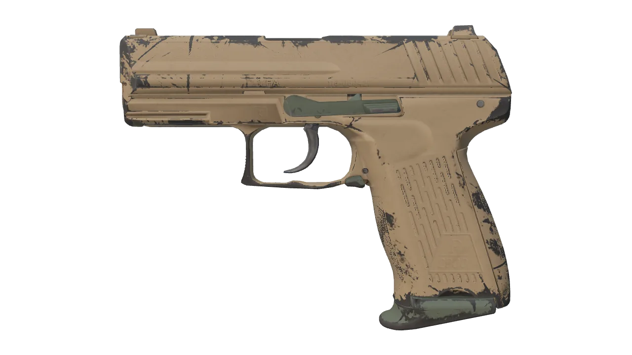 P2000 | Grassland (Field-Tested) — Dust II light, front