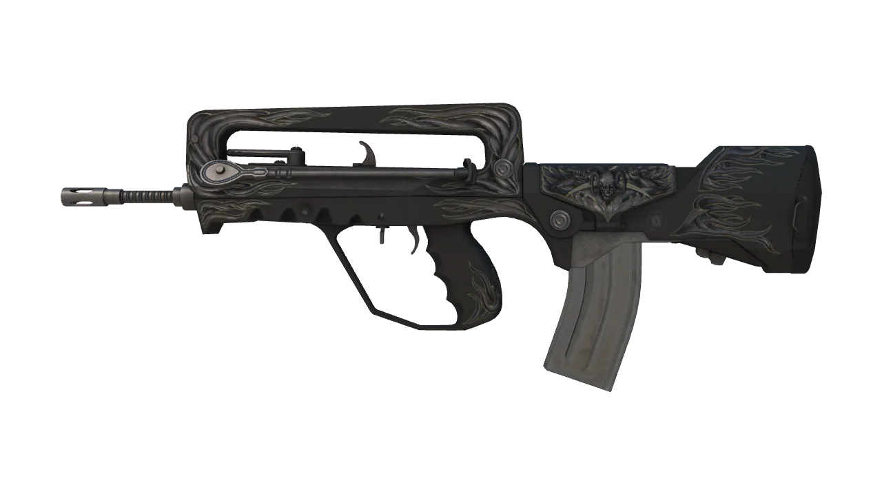 Souvenir FAMAS | Djinn (Field-Tested) — Dust II light, front