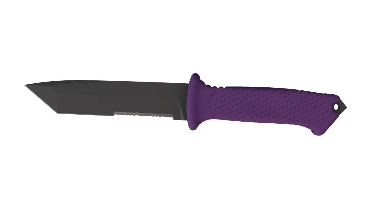 ★ Ursus Knife | Ultraviolet (Minimal Wear) — Dust II light, front