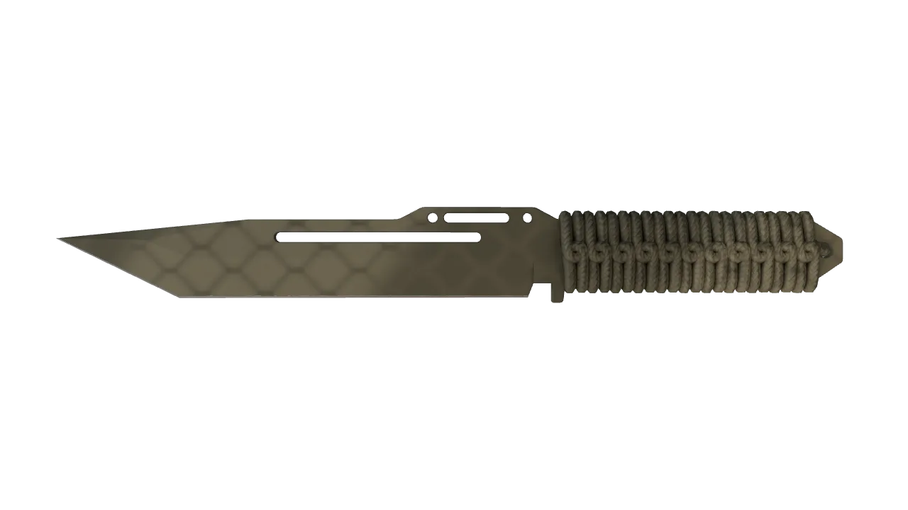 ★ Paracord Knife | Safari Mesh (Factory New) — Dust II light, front