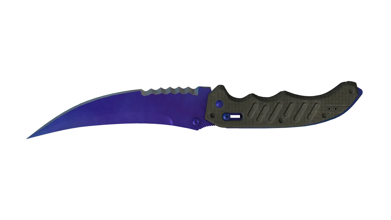 Flip Knife | Doppler (Sapphire) seed #22, back