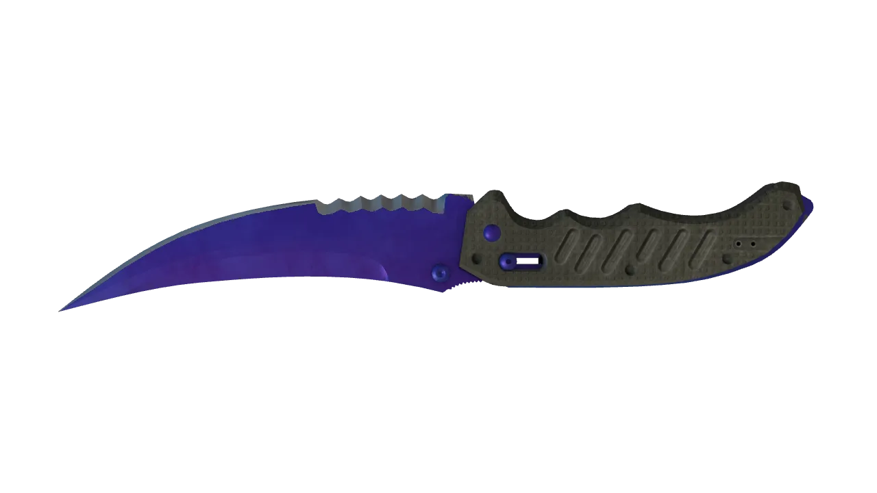Flip Knife | Doppler (Sapphire) seed #269, back
