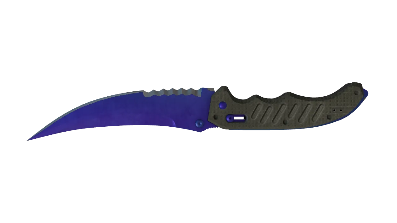 Flip Knife | Doppler (Sapphire) seed #311, back