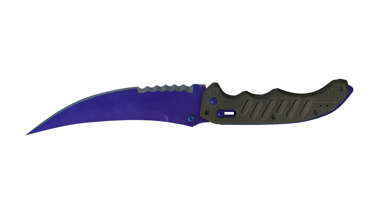 Flip Knife | Doppler (Sapphire) seed #570, back