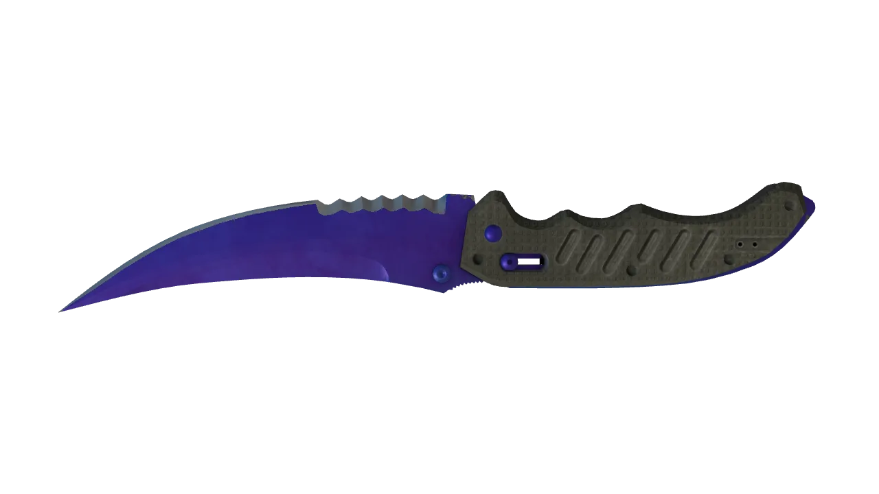 Flip Knife | Doppler (Sapphire) seed #667, back