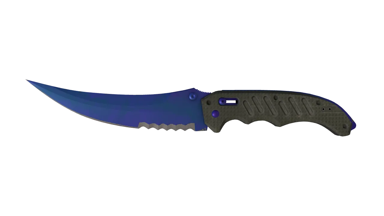 Flip Knife | Doppler (Sapphire) seed #693, front