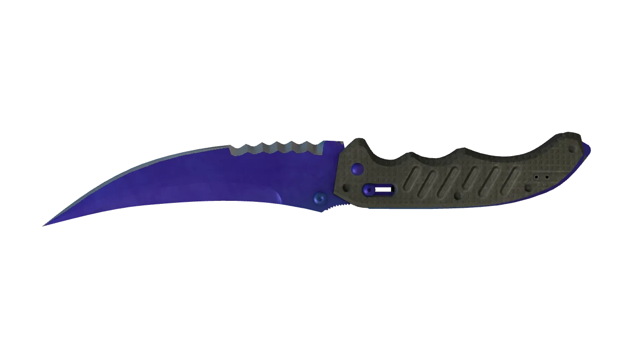Flip Knife | Doppler (Sapphire) seed #801, back