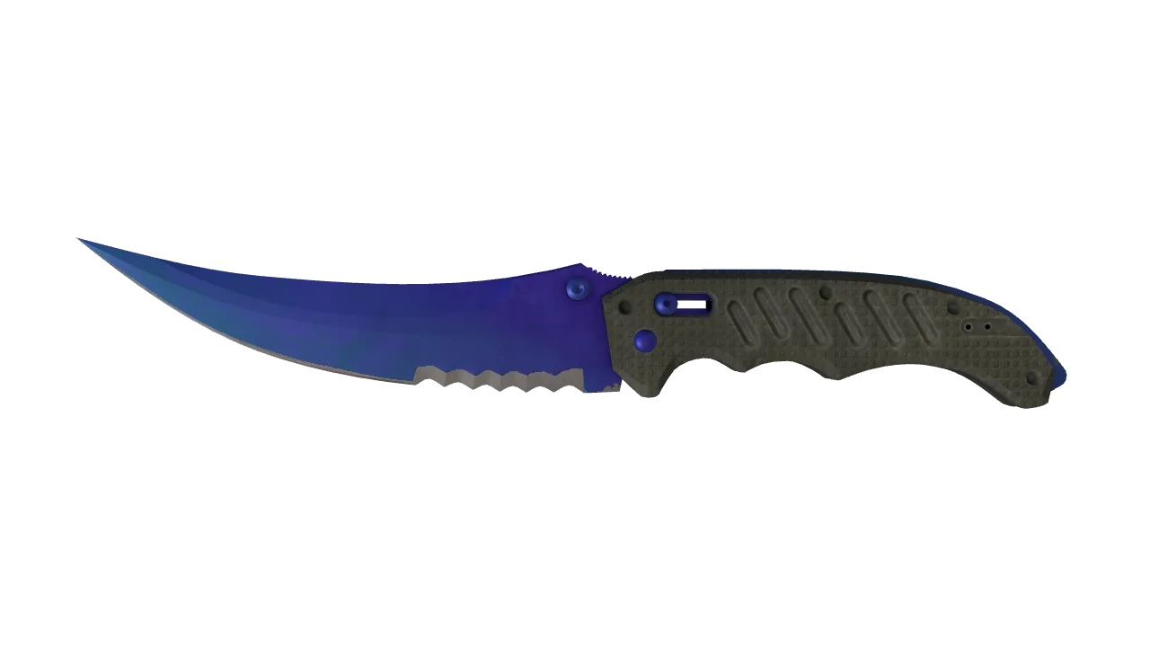 Flip Knife | Doppler (Sapphire) seed #860, front