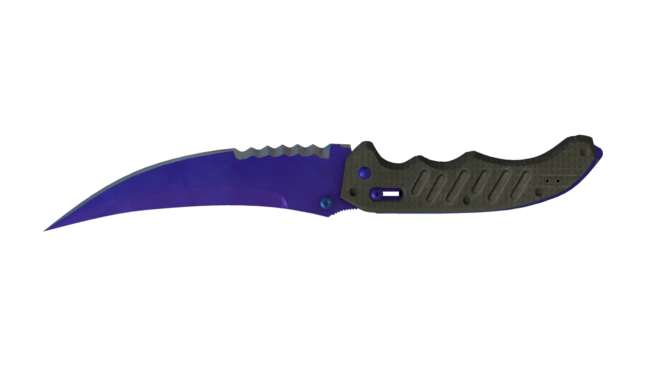 Flip Knife | Doppler (Sapphire) seed #899, back