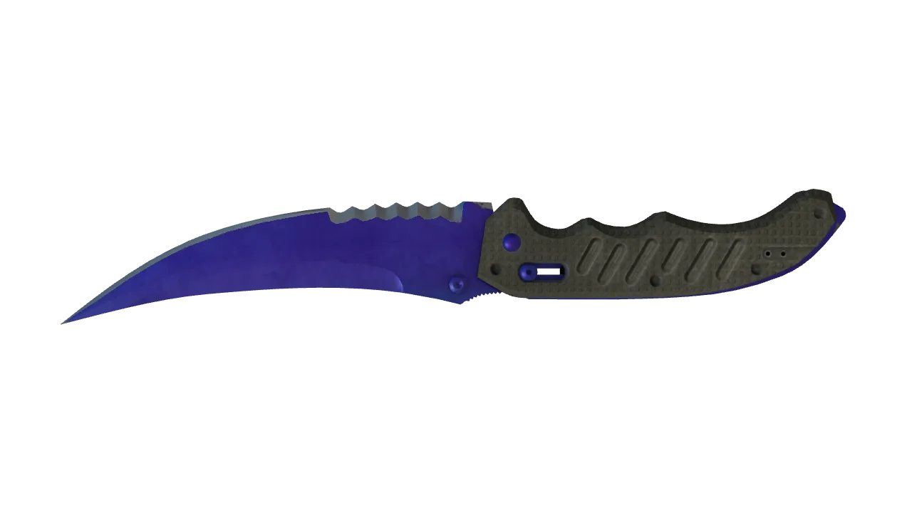 Flip Knife | Doppler (Sapphire) seed #901, back