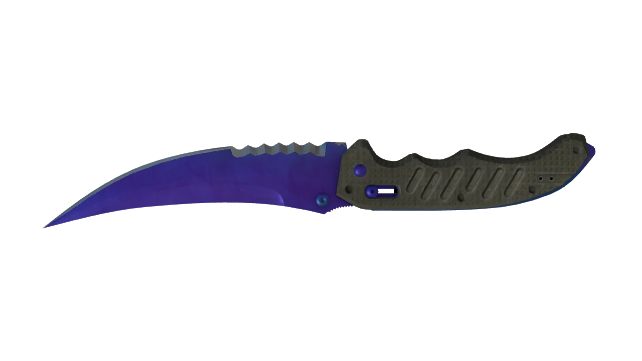 Flip Knife | Doppler (Sapphire) seed #921, back
