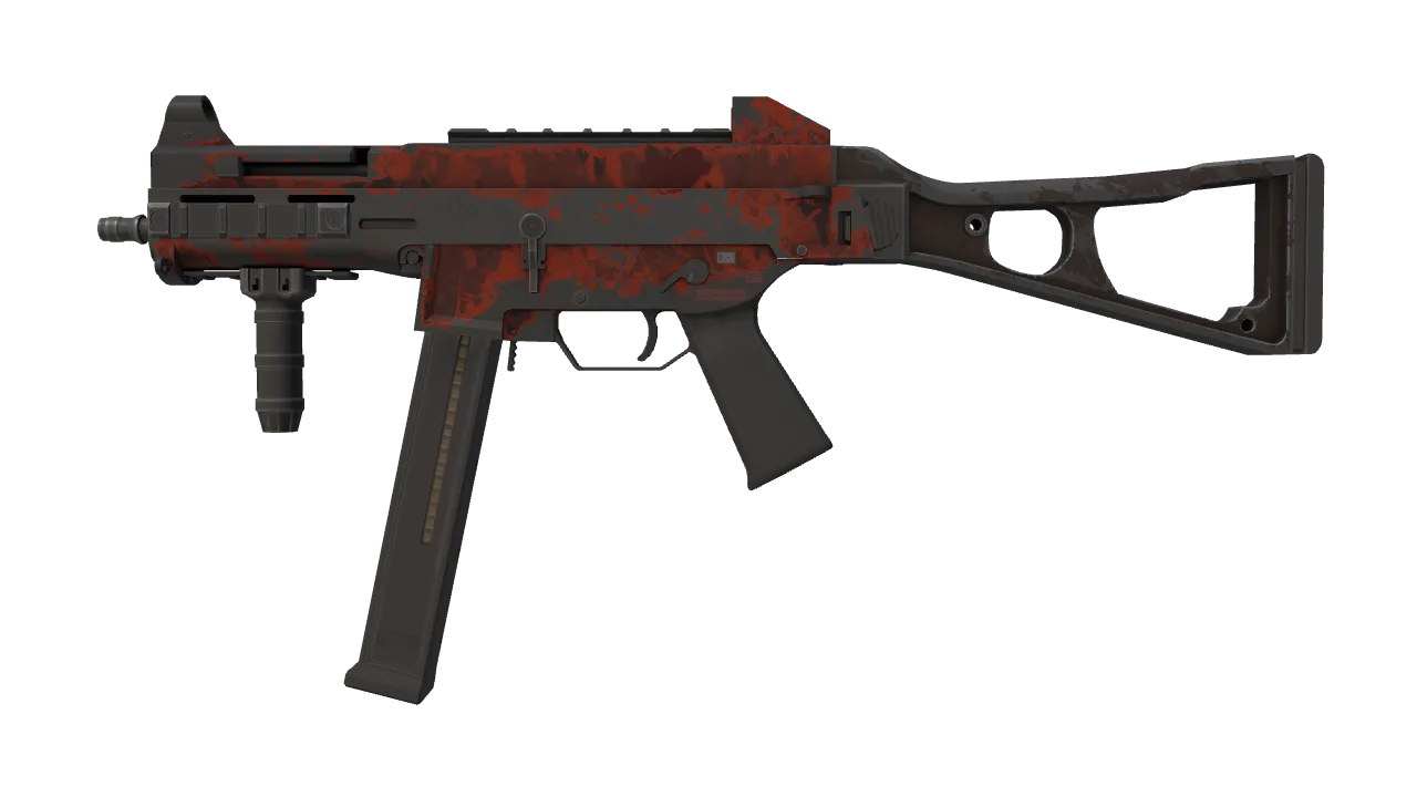 UMP-45 | Full Stop (Battle-Scarred) — Dust II light, front