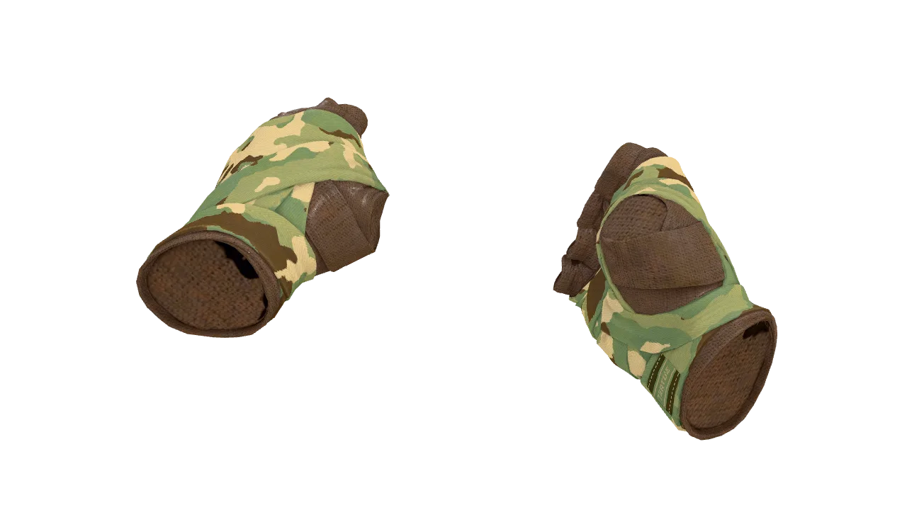 ★ Hand Wraps | Arboreal (Factory New) — Dust II light, front