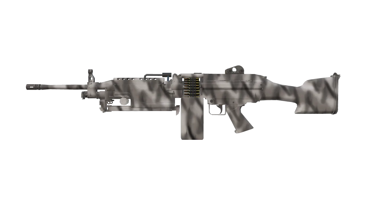 M249 | Contrast Spray (Factory New) — Dust II light, front