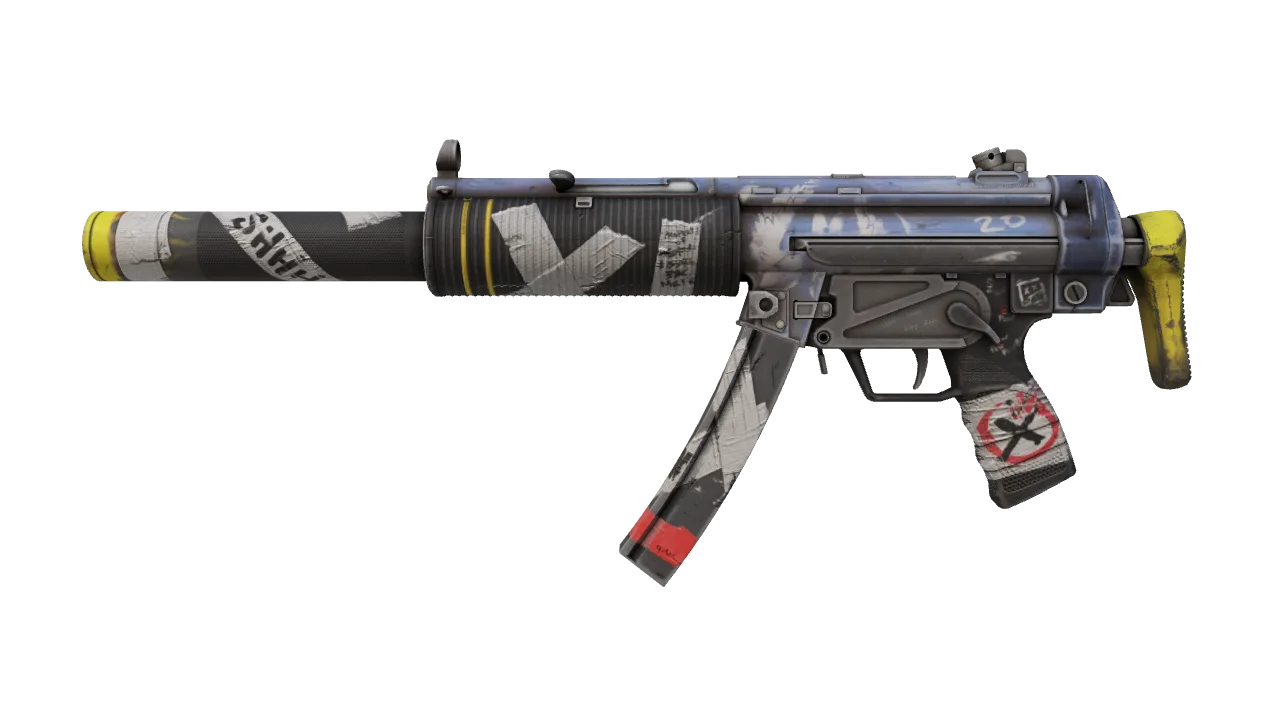 MP5-SD | Kitbash (Factory New) — Dust II light, front