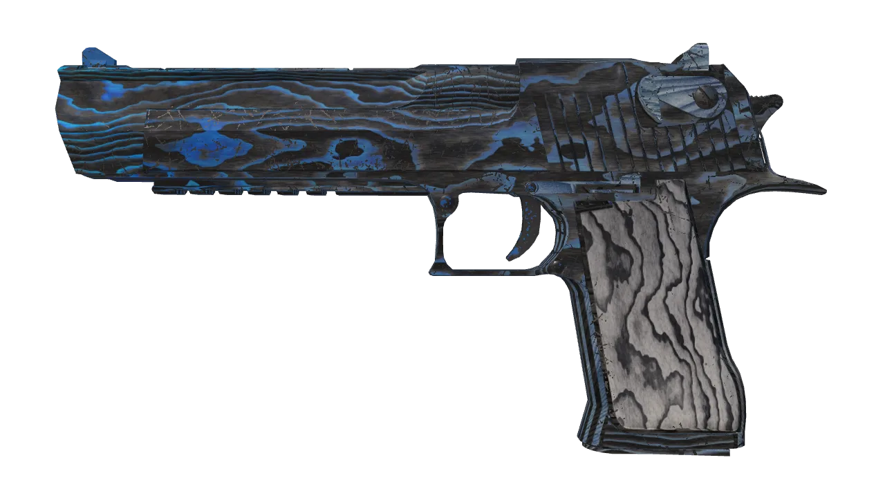 Desert Eagle | Blue Ply (Battle-Scarred) — Dust II light, front