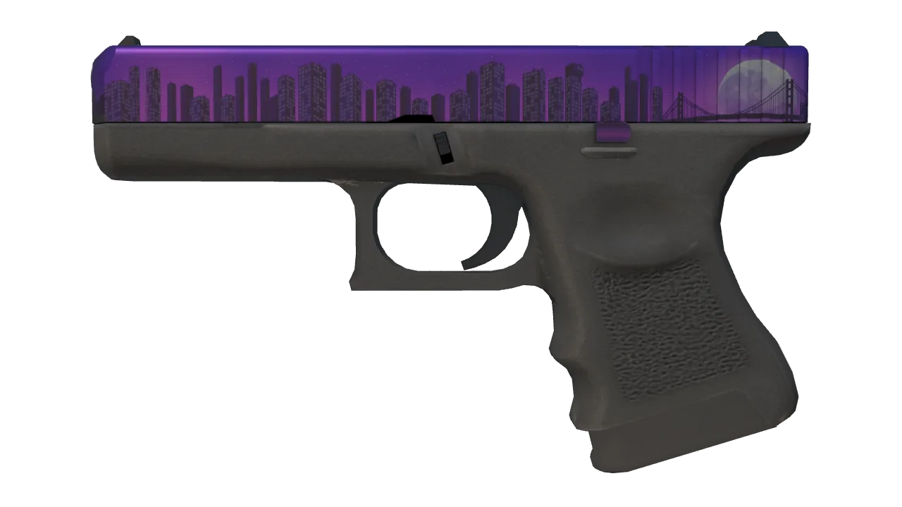 Glock-18 | Moonrise seed #355, front