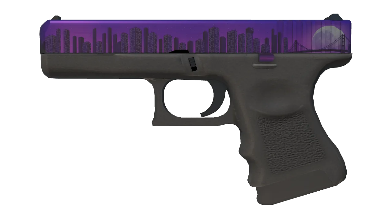 Glock-18 | Moonrise seed #484, front