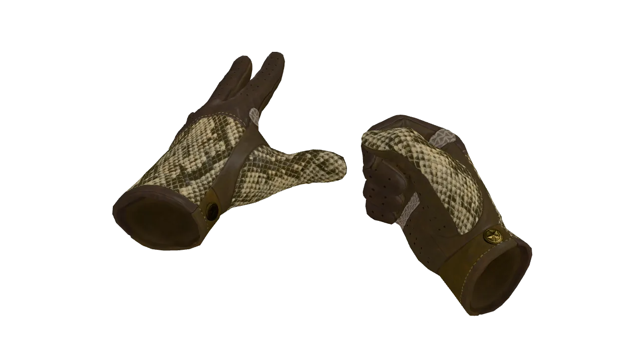 ★ Driver Gloves | Diamondback (Factory New) — Dust II light, front