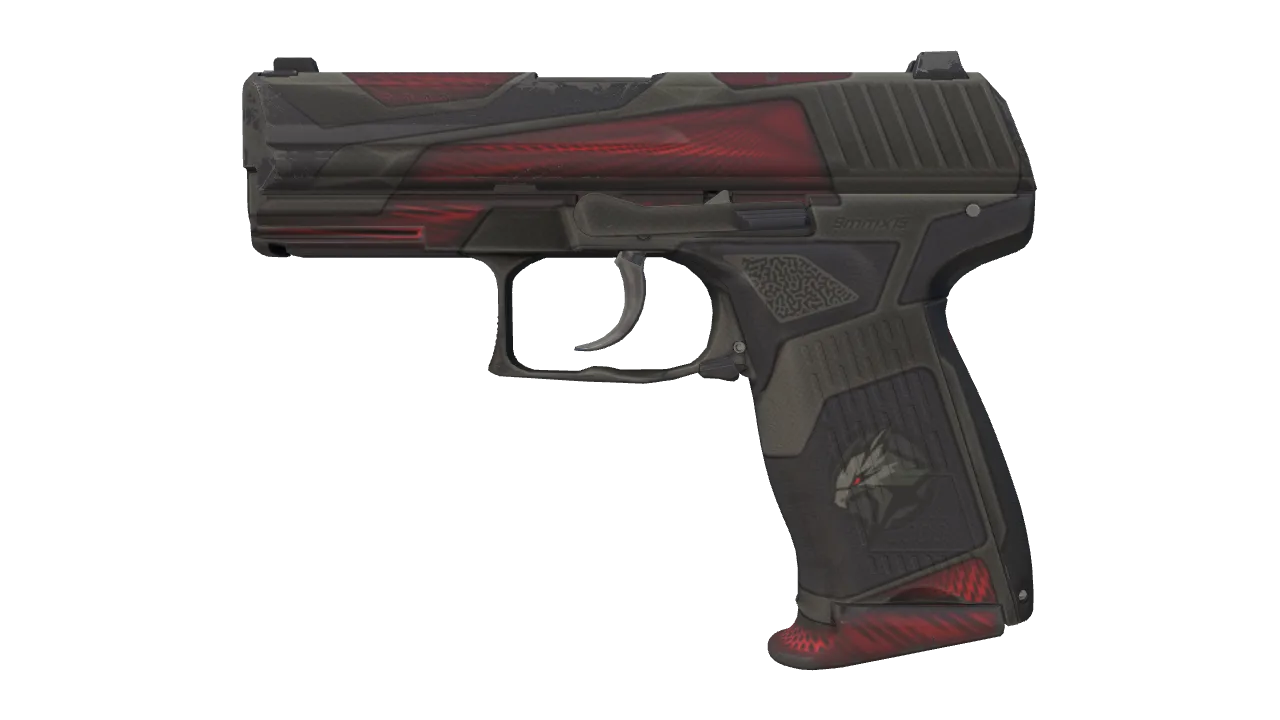 StatTrak™ P2000 | Red Wing (Field-Tested) — Dust II light, front