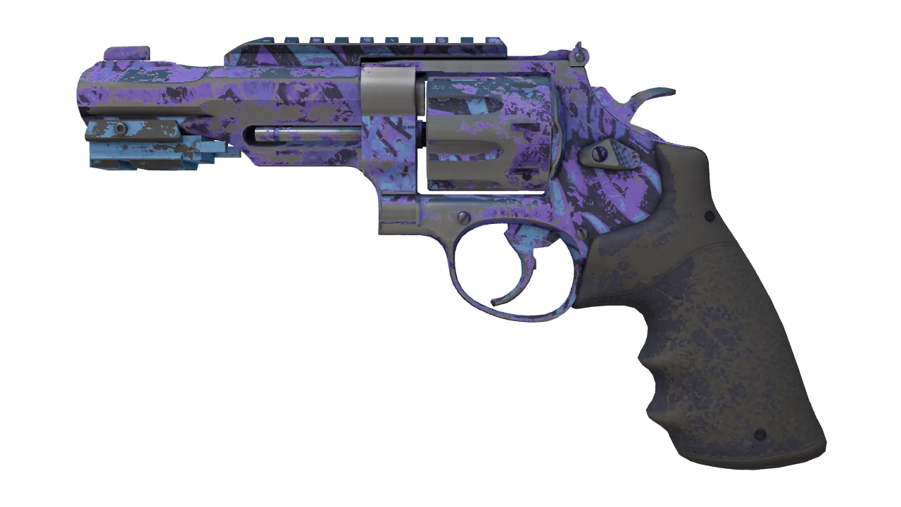 R8 Revolver | Phoenix Marker (Battle-Scarred) — Dust II light, front