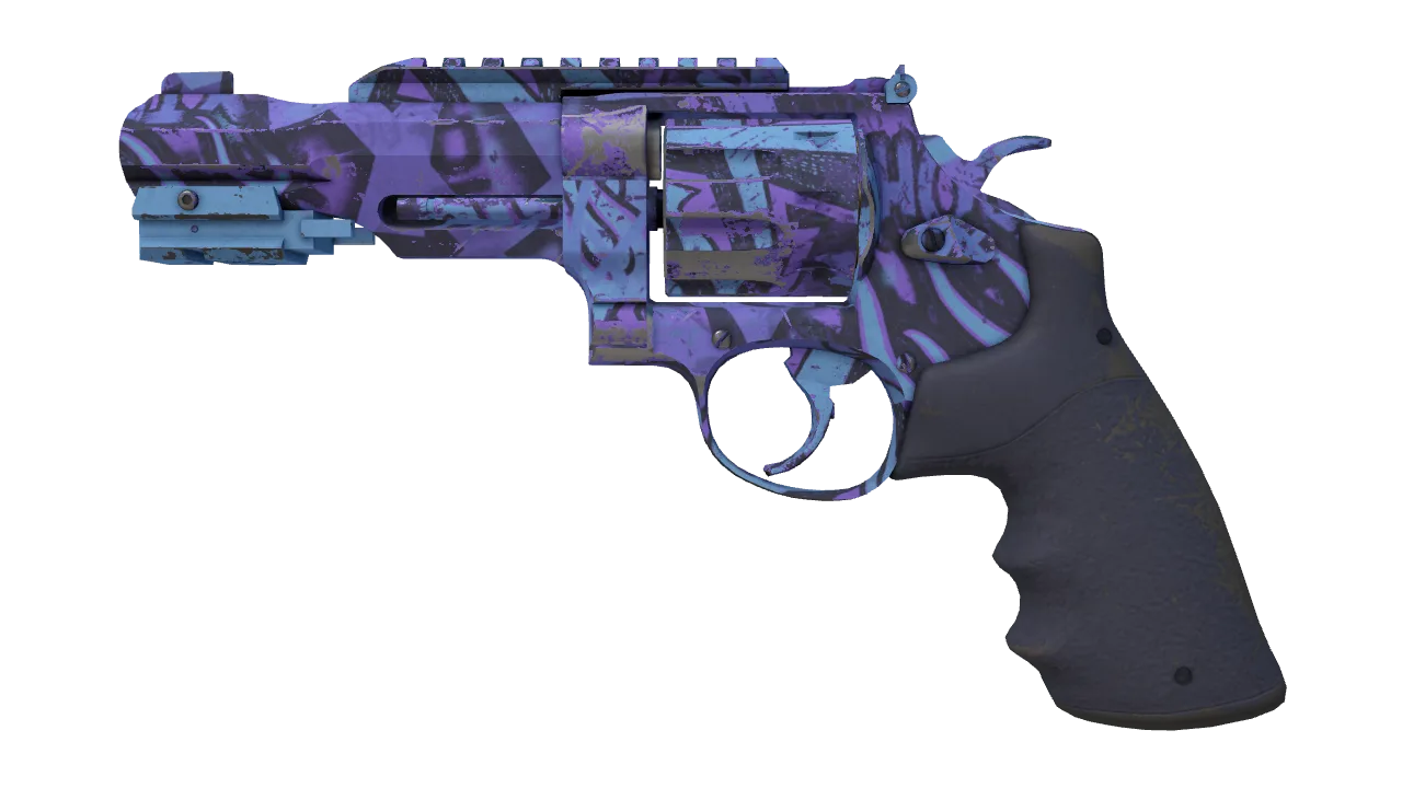 R8 Revolver | Phoenix Marker (Field-Tested) — Dust II light, front