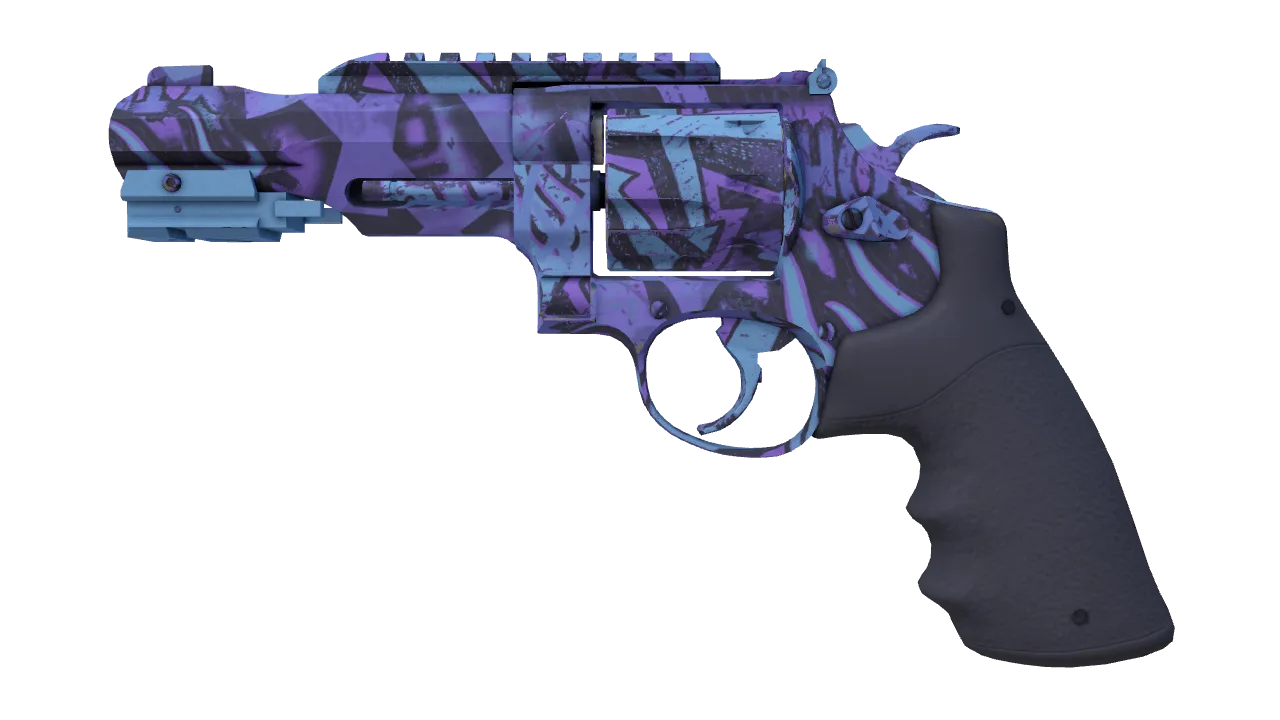 R8 Revolver | Phoenix Marker (Minimal Wear) — Dust II light, front
