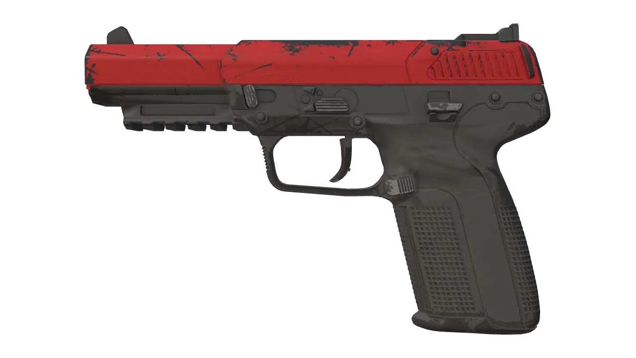 Five-SeveN | Candy Apple (Field-Tested) — Dust II light, front
