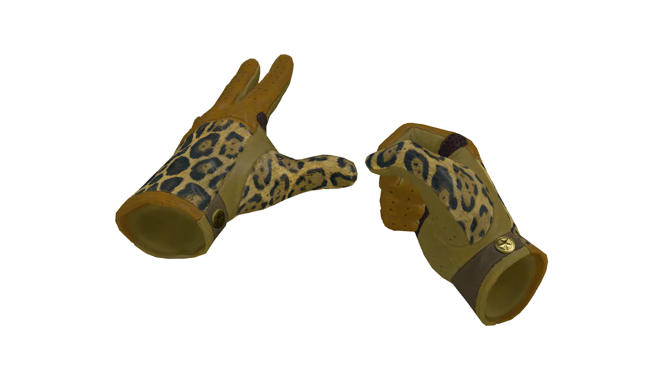 ★ Driver Gloves | Queen Jaguar (Factory New) — Dust II light, front