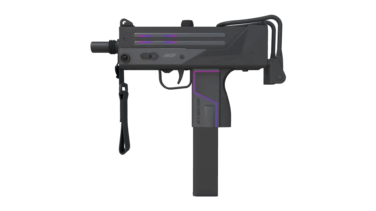 MAC-10 | Light Box (Factory New) — Dust II light, front
