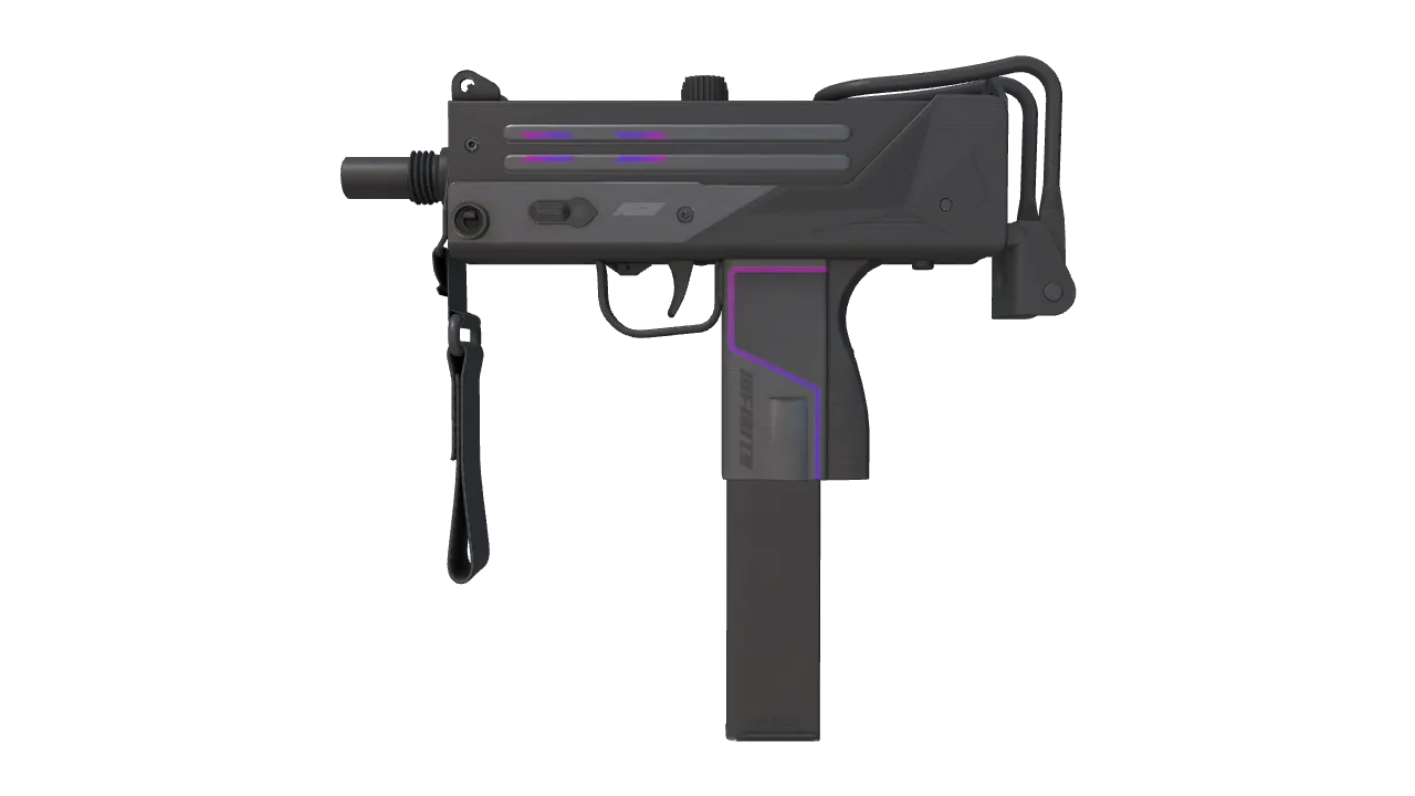 MAC-10 | Light Box (Minimal Wear) — Dust II light, front