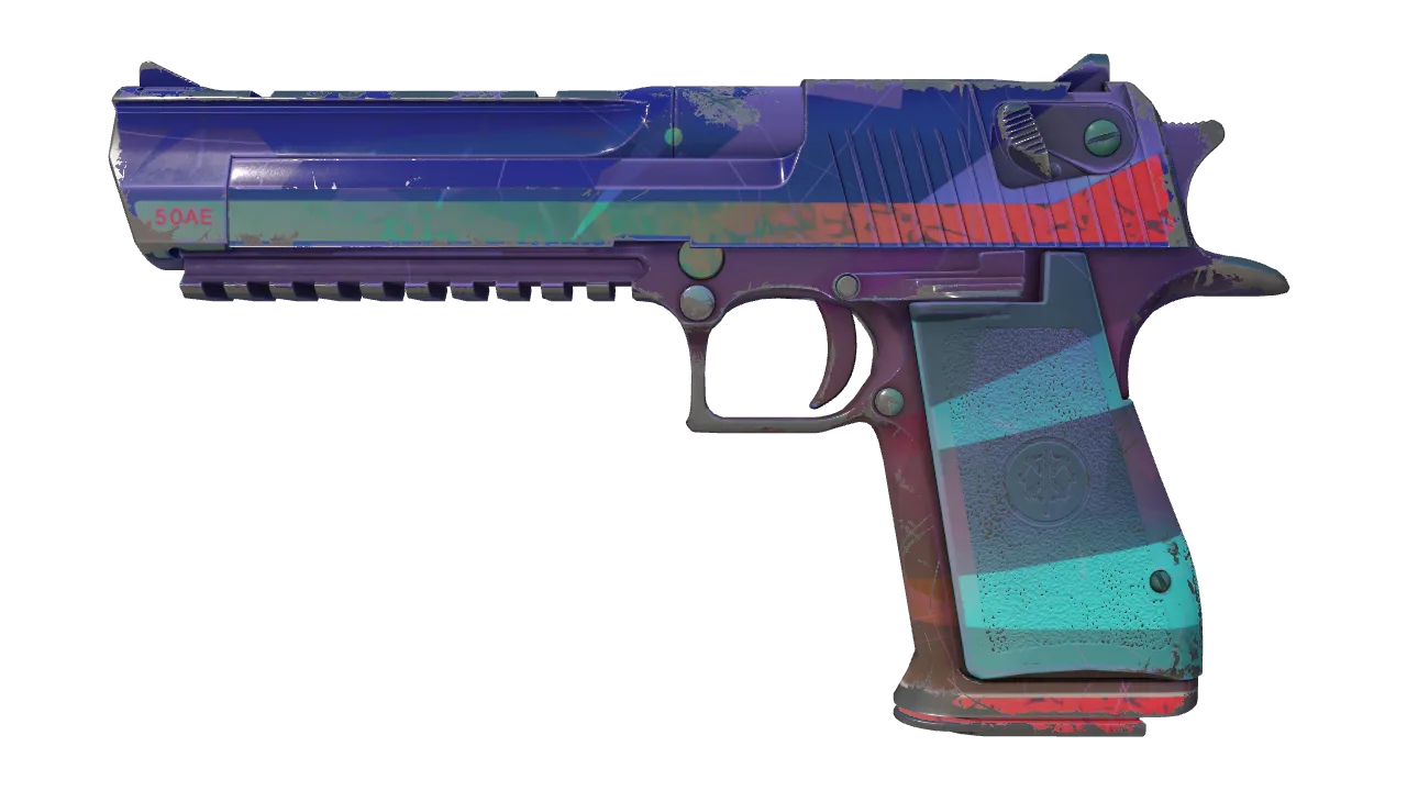 Desert Eagle | Starcade (Field-Tested) — Dust II light, front