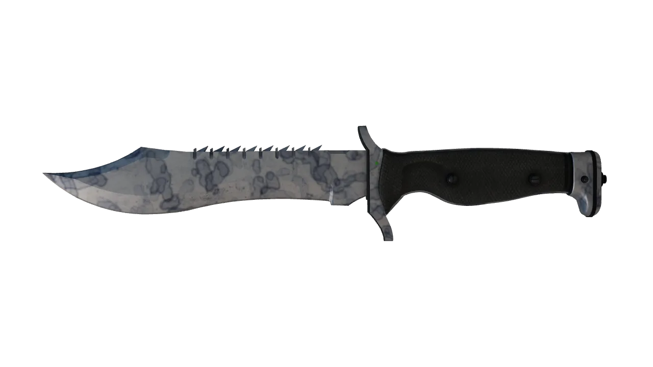 ★ Bowie Knife | Stained (Minimal Wear) — Dust II light, front