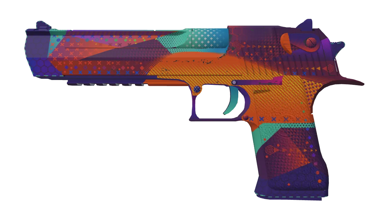Desert Eagle | Ocean Drive (Minimal Wear) — Dust II light, front