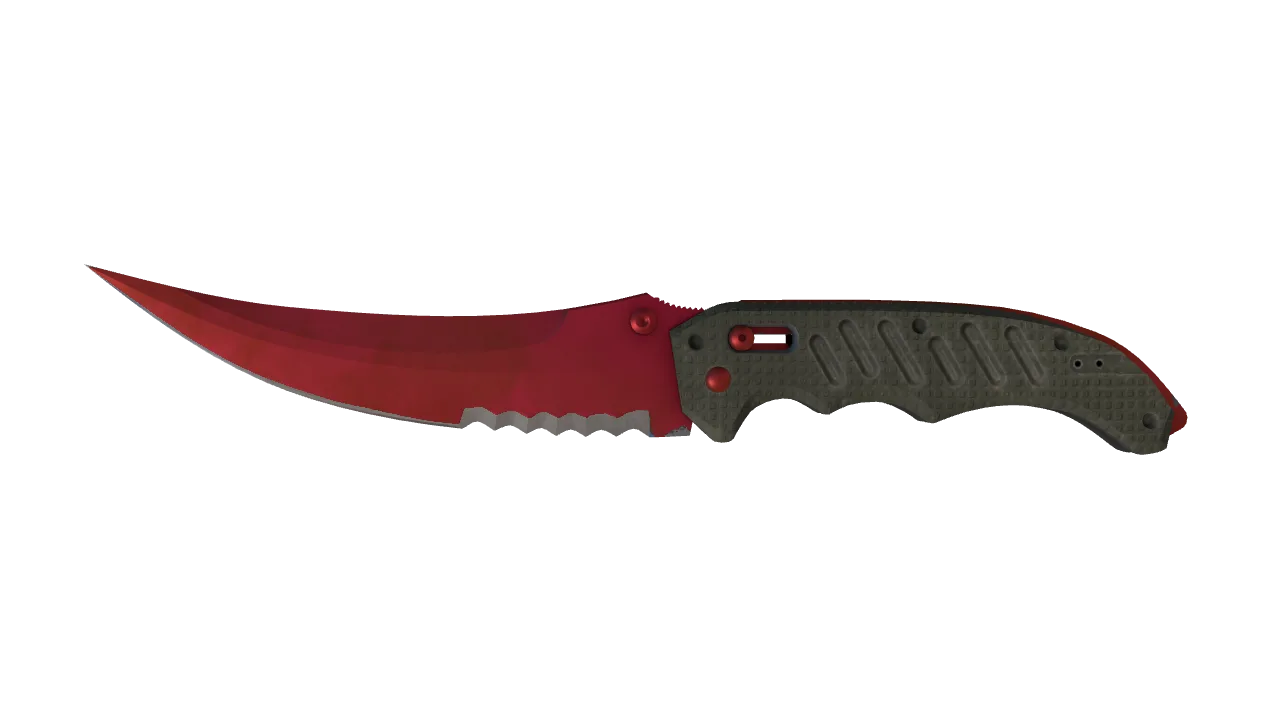 Flip Knife | Doppler (Ruby) seed #106, front
