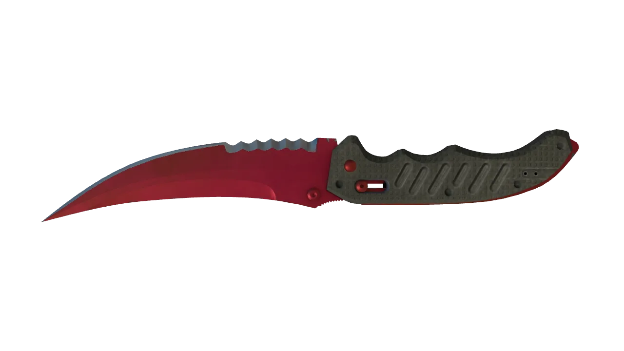 Flip Knife | Doppler (Ruby) seed #475, back