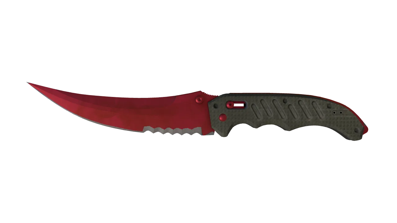 Flip Knife | Doppler (Ruby) seed #588, front