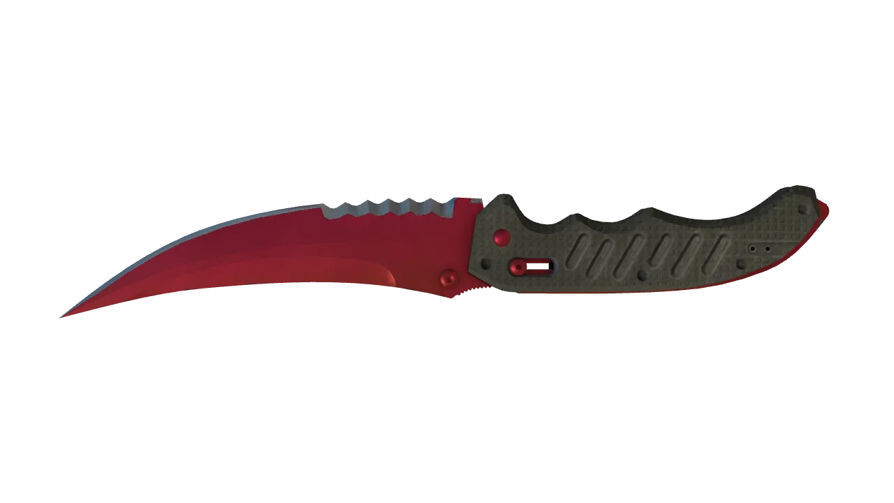 Flip Knife | Doppler (Ruby) seed #593, back