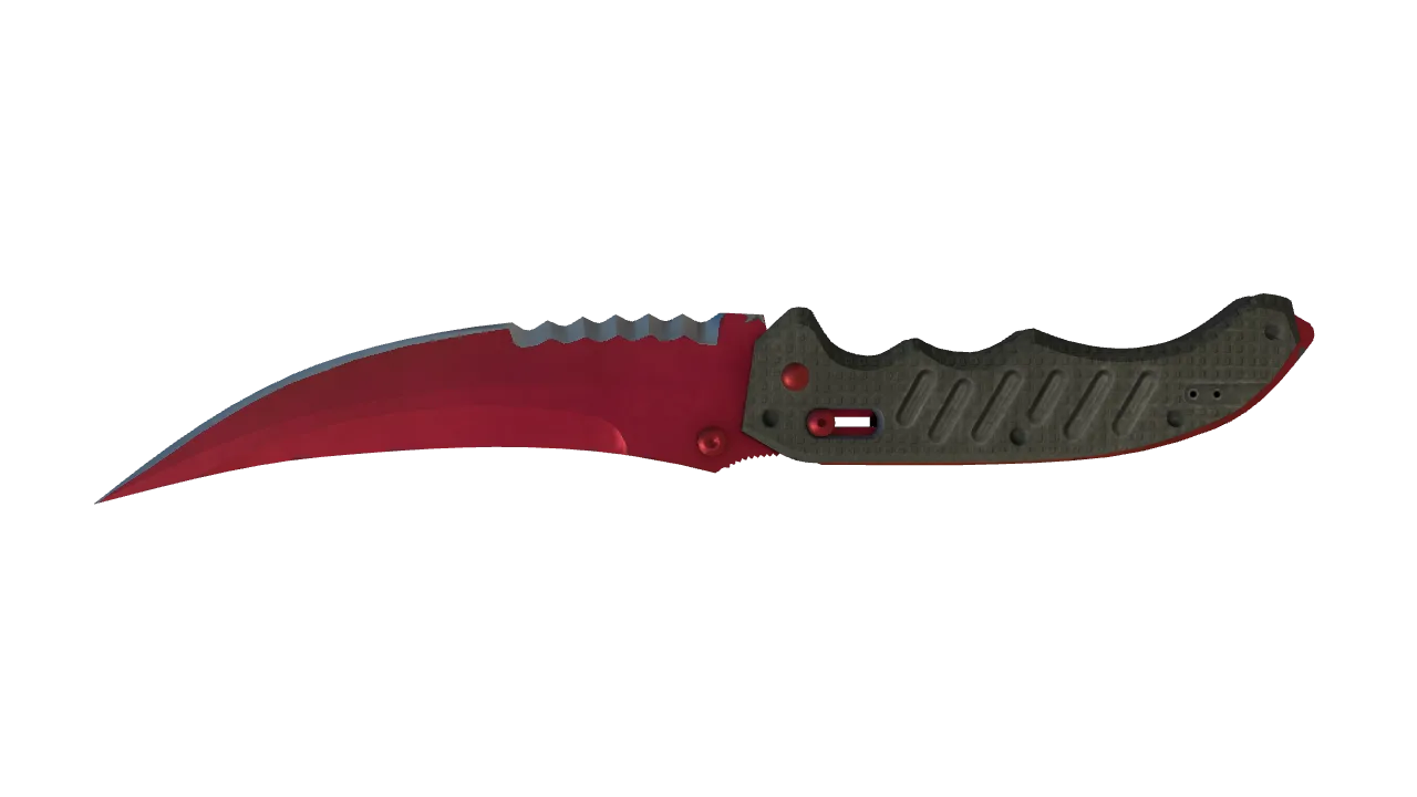 Flip Knife | Doppler (Ruby) seed #604, back