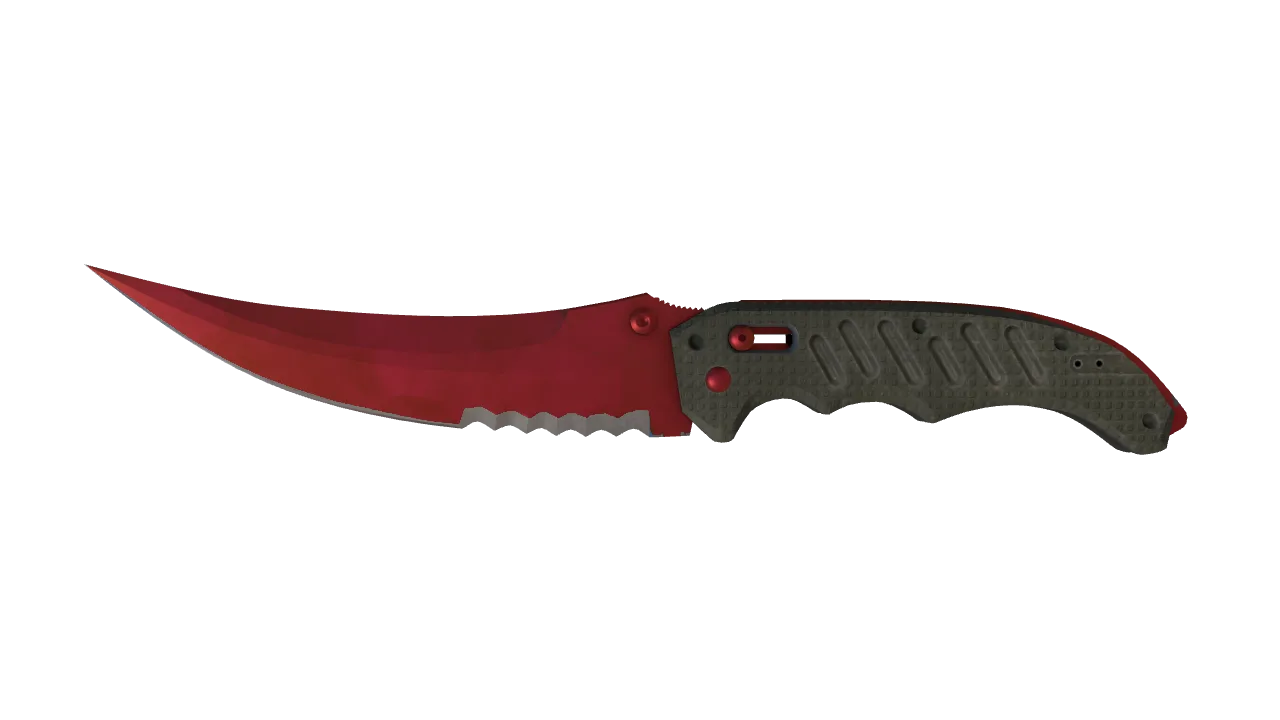 Flip Knife | Doppler (Ruby) seed #853, front