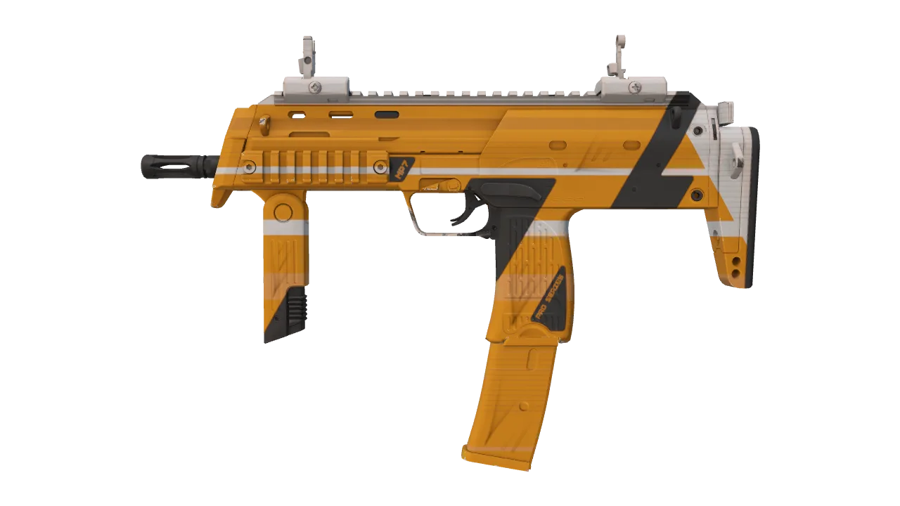MP7 | Amberline seed #106, front