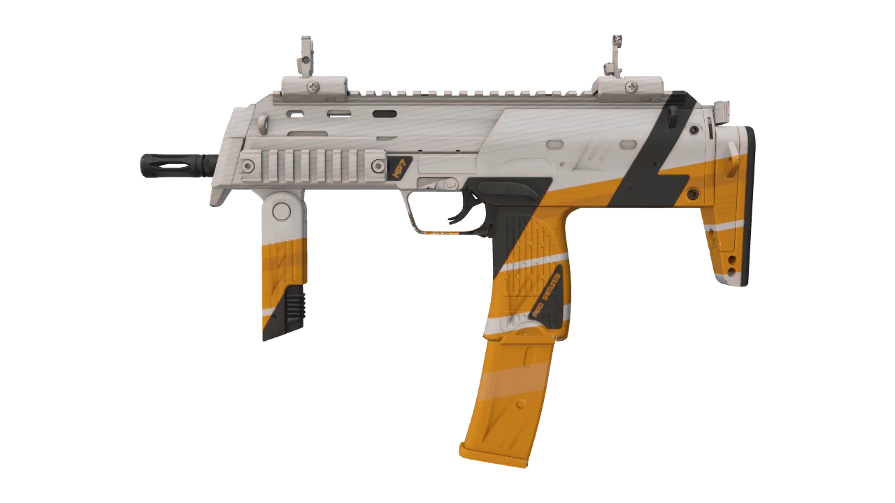 MP7 | Amberline seed #119, front